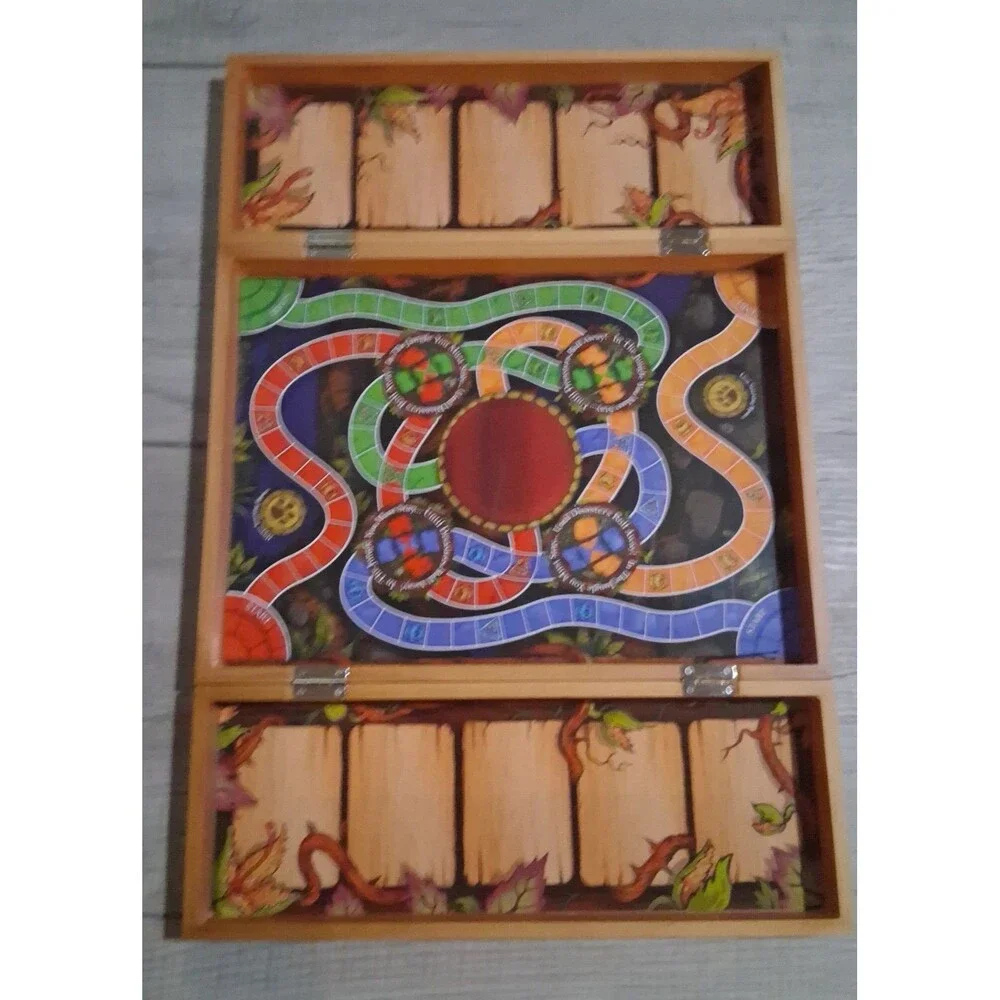 Wooden Jamanji Board game like new